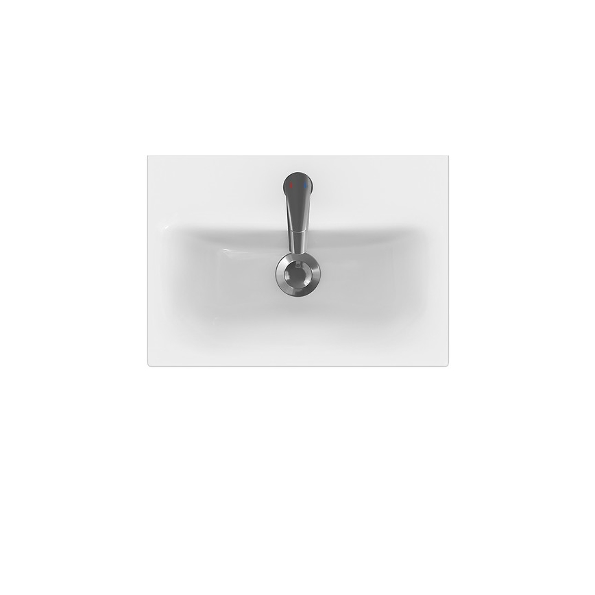 Cersanit K116-008 - Lavabo incasso MODUO SLIM 35x50 cm ceramica/bianco lucido