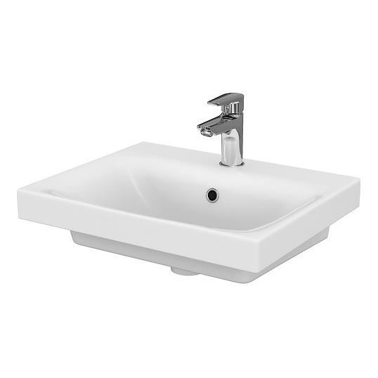 Cersanit K116-009 - Lavabo da incasso MODUO 40x50 cm in ceramica/bianco lucido