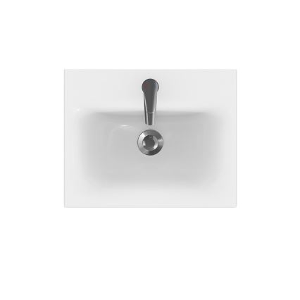 Cersanit K116-009 - Lavabo da incasso MODUO 40x50 cm in ceramica/bianco lucido
