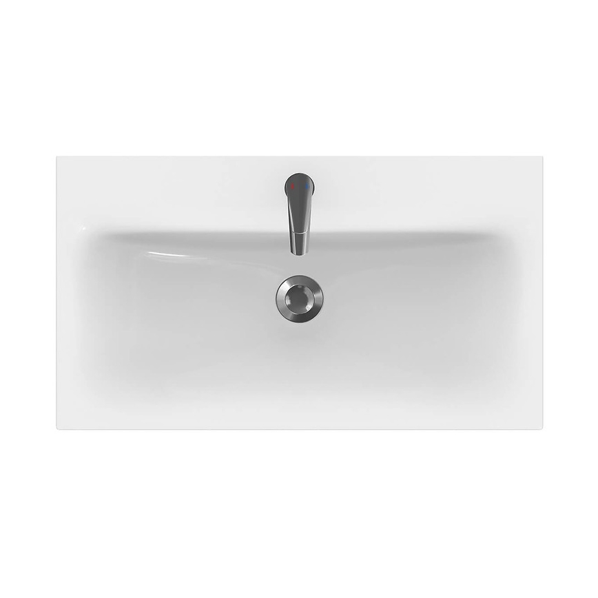 Cersanit K116-013 - Lavandino incassato MODUO 45x80 cm ceramiche/bianco lucido