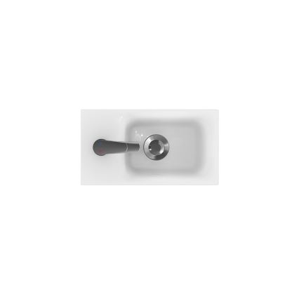 Cersanit K116-016 - Lavabo da incasso MODUO 22x40 cm ceramica/bianco lucido