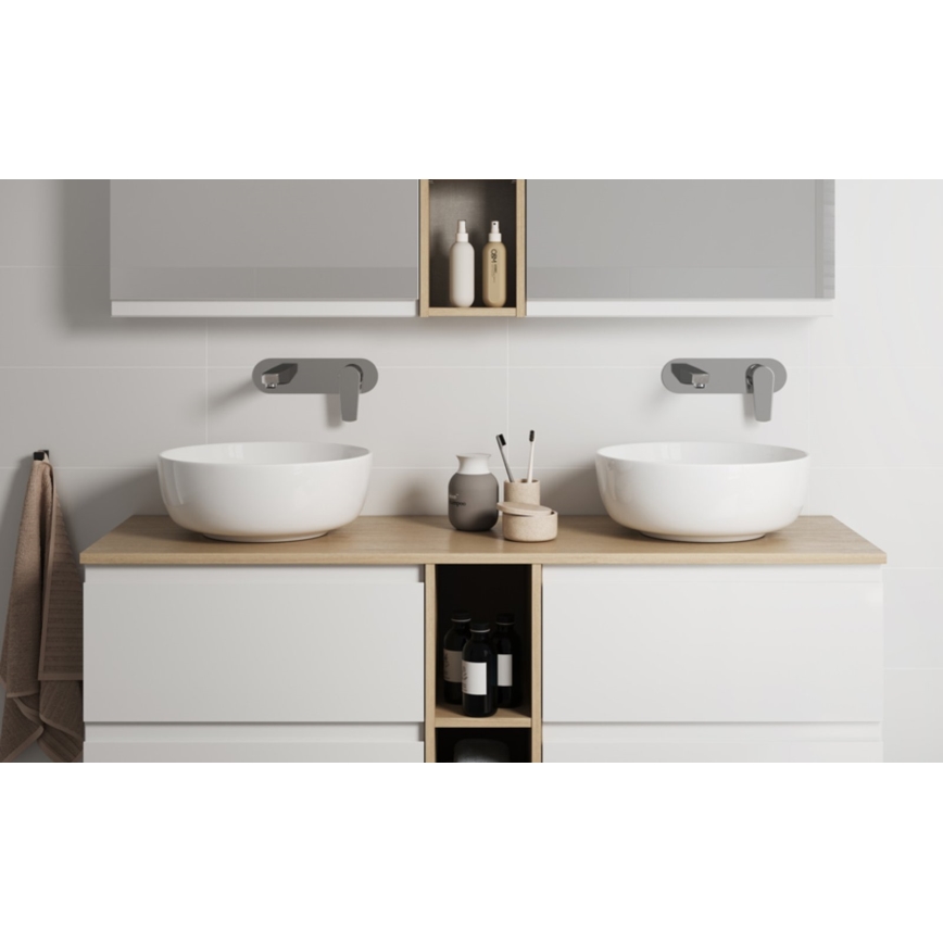 Cersanit K116-047-ECO - Lavabo da appoggio MODUO Ø 35 cm ceramica/bianco lucido