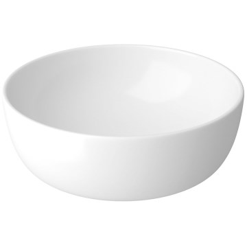 Cersanit K116-048-ECO - Lavabo da appoggio MODUO Ø 40 cm in ceramica, bianco lucido