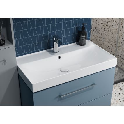 Cersanit K120-011 - Lavabo da incasso LARGA 46x100 cm ceramica/bianco lucido