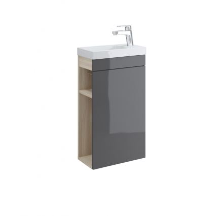 Cersanit K32-001-BOX - Lavabo da appoggio/a parete COMO 22x40 cm in ceramica/bianco lucido