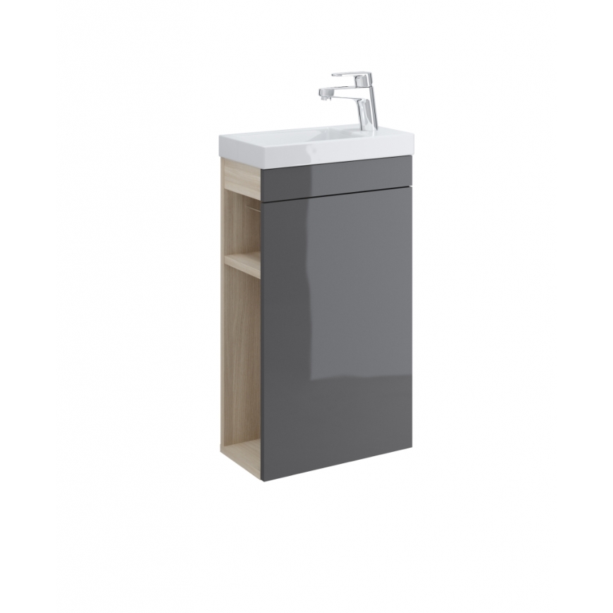 Cersanit K32-001-BOX - Lavabo da appoggio/a parete COMO 22x40 cm in ceramica/bianco lucido