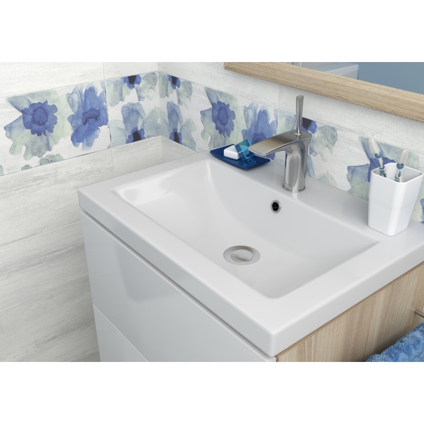Cersanit K32-004-BOX - Lavabo da appoggio/sospeso COMO 45x80 cm ceramica/bianco lucido