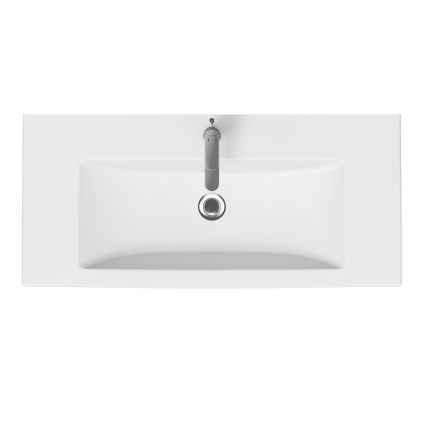 Cersanit K32-016-EX1 - Lavabo da incasso COMO 45x100 cm ceramica/bianco lucido