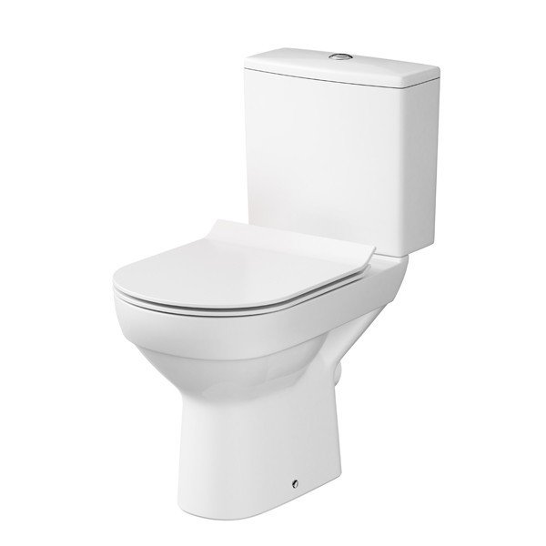Cersanit K35-037 - WC a pavimento con tavoletta CITY ceramiche/bianco