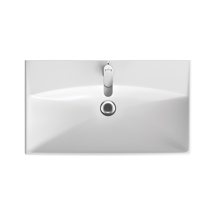 Cersanit K35-061 - Lavabo da incasso CITY 45,5x80,5 cm ceramica/bianco lucido