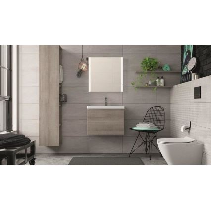Cersanit K701-104 - WC a parete con sedile CITY OVAL ceramiche/bianco
