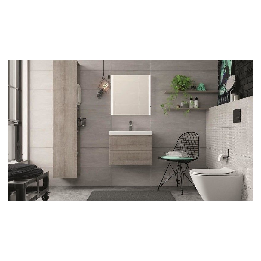 Cersanit K701-104 - WC a parete con sedile CITY OVAL ceramiche/bianco