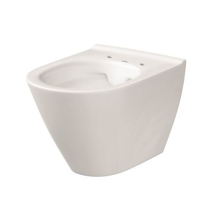 Cersanit K701-104 - WC a parete con sedile CITY OVAL ceramiche/bianco