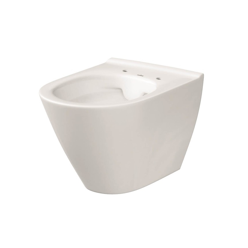 Cersanit K701-104 - WC a parete con sedile CITY OVAL ceramiche/bianco