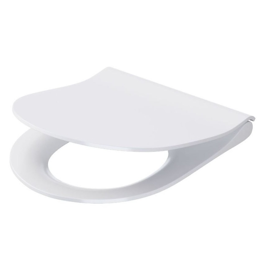 Cersanit K701-104 - WC a parete con sedile CITY OVAL ceramiche/bianco