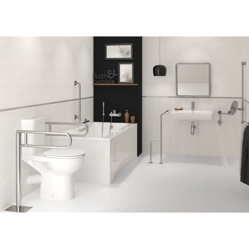 Cersanit K98-0002 - Sedile WC per persone con disabilità ETIUDA