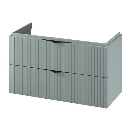 Cersanit S1015-012 - Mobile sottolavabo sospeso TIRSO 100x55x45 cm colore menta