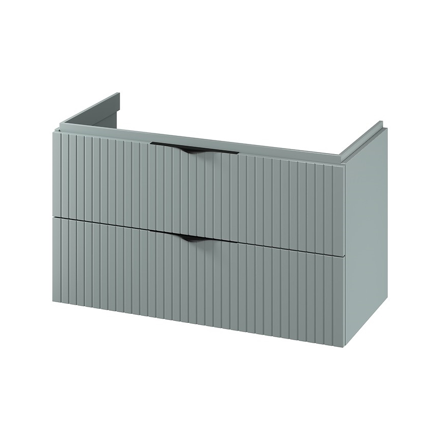 Cersanit S1015-012 - Mobile sottolavabo sospeso TIRSO 100x55x45 cm colore menta