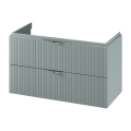 Cersanit S1015-012 - Mobile sottolavabo sospeso TIRSO 100x55x45 cm colore menta