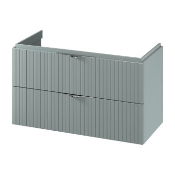 Cersanit S1015-012 - Mobile sottolavabo sospeso TIRSO 100x55x45 cm colore menta