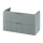 Cersanit S1015-012 - Mobile sottolavabo sospeso TIRSO 100x55x45 cm colore menta