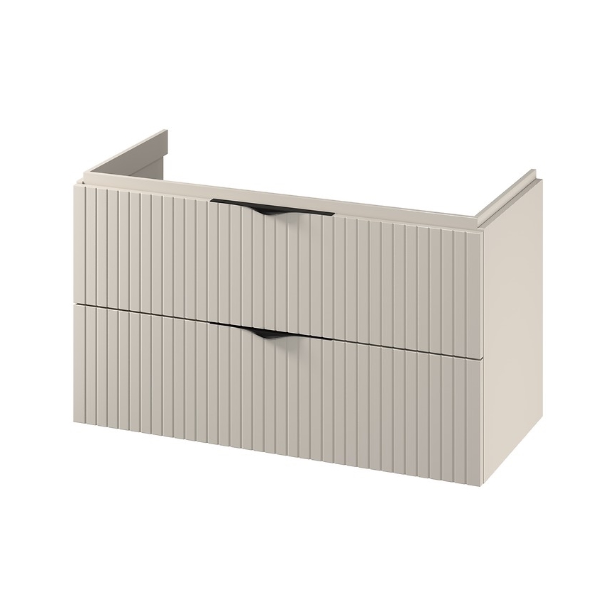 Cersanit S1015-013 - Mobile sospeso per lavabo TIRSO 100x55x45 cm beige