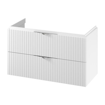 Cersanit S1015-014  - Mobile bagno sospeso sotto il lavabo TIRSO 100x55x45 cm bianco