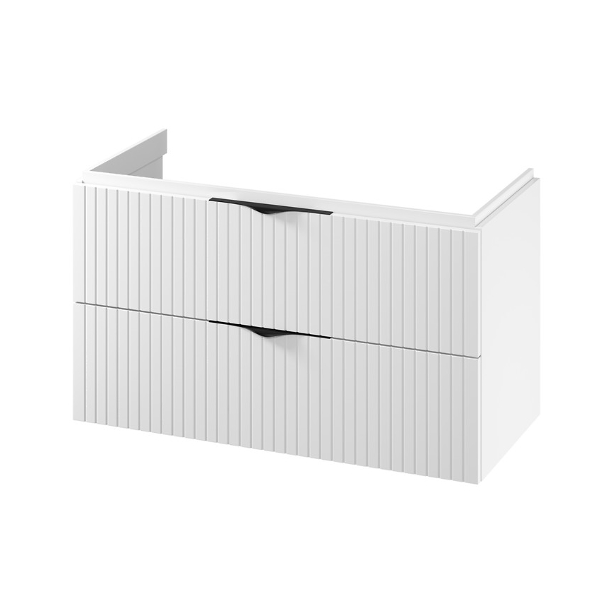 Cersanit S1015-014  - Mobile bagno sospeso sotto il lavabo TIRSO 100x55x45 cm bianco