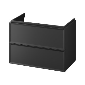 Cersanit S1017-003 - Mobile bagno sospeso sottolavabo MILLE 80x45 cm, nero