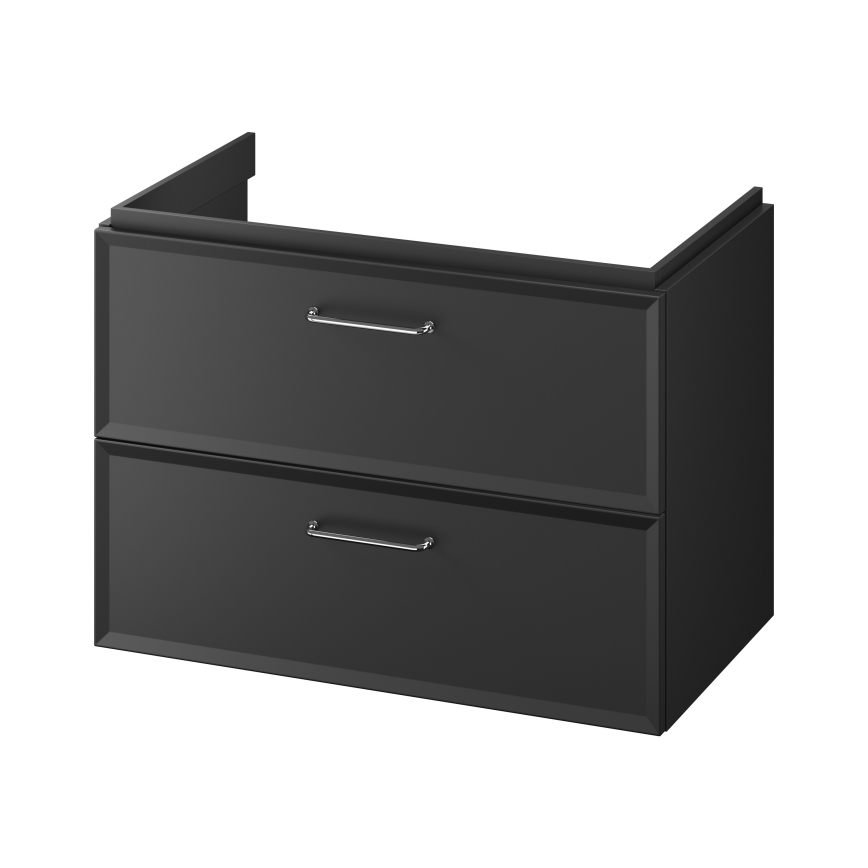 Cersanit S1017-003 - Mobile bagno sospeso sottolavabo MILLE 80x45 cm, nero