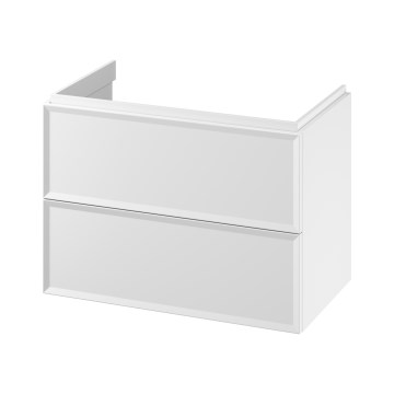 Cersanit S1021-004 - Mobile da bagno sospeso per lavabo MILLE 80x45 cm bianco