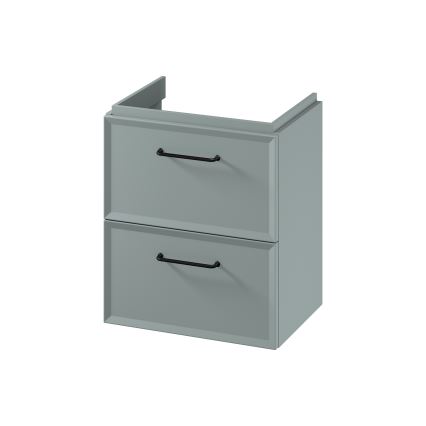 Cersanit S1021-007 - Mobile sottolavabo sospeso MILLE SLIM 50x35 cm verde menta