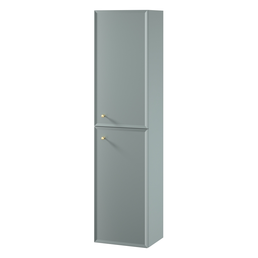 Cersanit S1021-012 - Mobile da bagno sospeso MILLE 40x160x30 cm verde menta