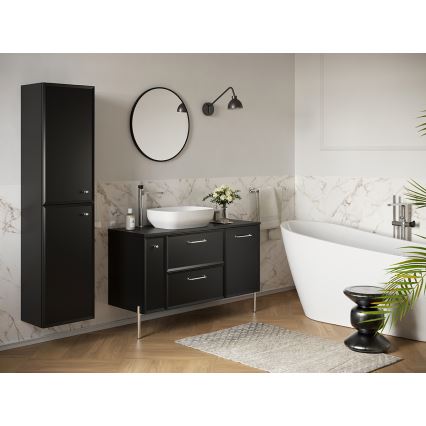 Cersanit S1022-007 - Pensile da bagno MILLE 20x45 cm nero opaco