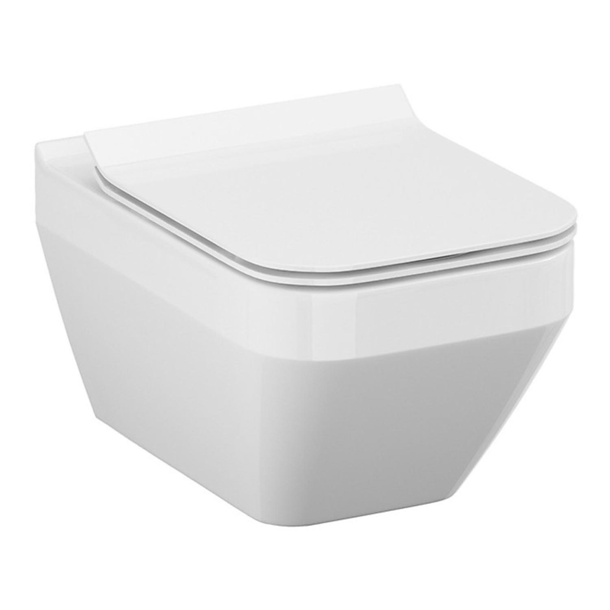 Cersanit S701-213-ECO - WC sospeso con sedile CREA ceramica/bianco