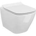 Cersanit S701-405 - Vaso sospeso CITY SQUARE con sedile, in ceramica, bianco