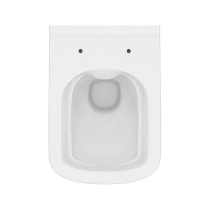 Cersanit S701-405 - WC a parete con sedile CITY SQUARE ceramiche/bianco