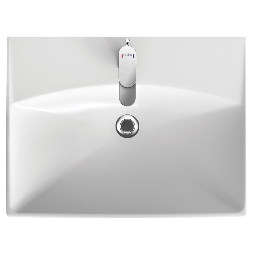 Cersanit S801-142-DSM - Mobile sospeso per bagno con lavabo LARA CITY 60x45 cm bianco