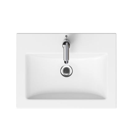 Cersanit S801-147-DSM - Mobile bagno a sospensione con lavabo ELODY 60 cm bianco