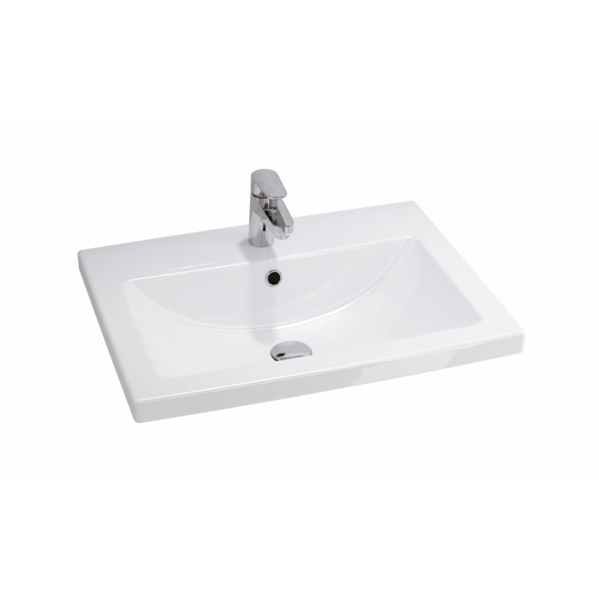 Cersanit S801-147-DSM - Mobile da bagno sospeso con lavabo LARA 60x45 cm bianco