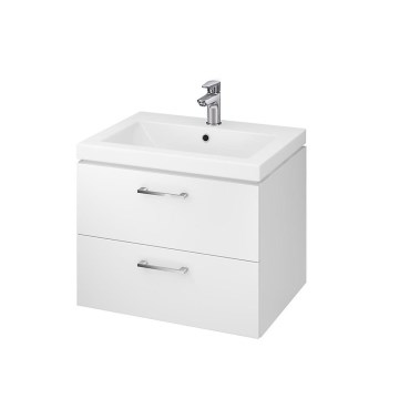 Cersanit S801-147-DSM - Mobile da bagno sospeso con lavabo LARA 60x45 cm bianco