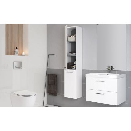 Cersanit S801-149-DSM - Mobile da bagno sospeso con lavabo LARA 80x46x45 cm bianco