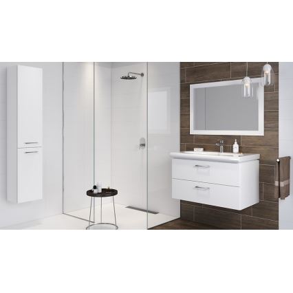 Cersanit S801-338-DSM - Mobile da bagno sospeso con lavabo LARA 80x46x45 cm bianco