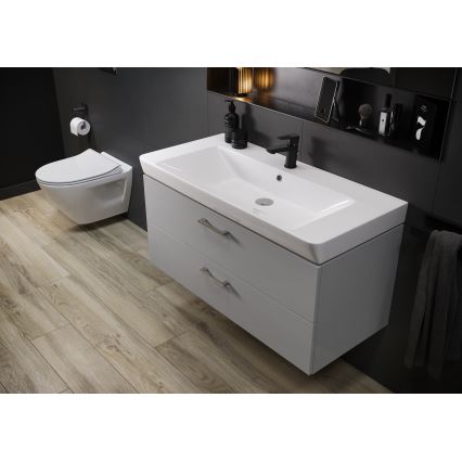 Cersanit S801-338-DSM - Mobile da bagno sospeso con lavabo LARA 80x46x45 cm bianco
