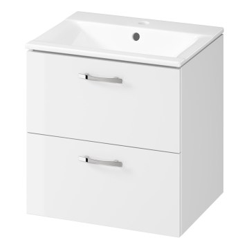 Cersanit S801-456 - Mobile bagno sospeso con lavabo NIKO 50x40 cm bianco