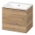 Cersanit S801-457 - Mobile bagno sospeso con lavabo NIKO 60x45 cm, finitura noce