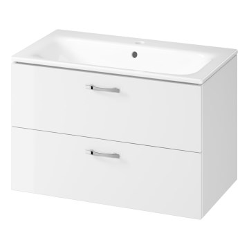 Cersanit S801-538 - Mobile da bagno sospeso con lavabo NIKO 80x50x45 cm bianco
