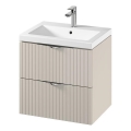 Cersanit S801-541 - Mobile da bagno sospeso con lavabo TIRSO 60x60x45 cm beige