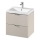 Cersanit S801-541 - Mobile da bagno sospeso con lavabo TIRSO 60x60x45 cm beige