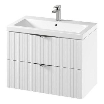 Cersanit S801-547 - Mobile bagno sospeso con lavabo TIRSO 80x45 cm bianco